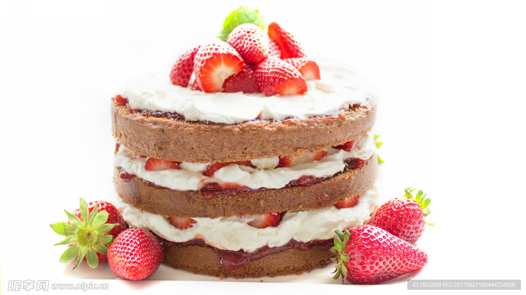 草莓巧克力蛋糕 甜点