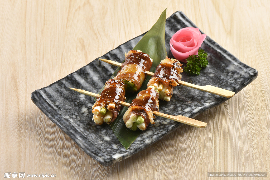 日式料理蔬菜卷