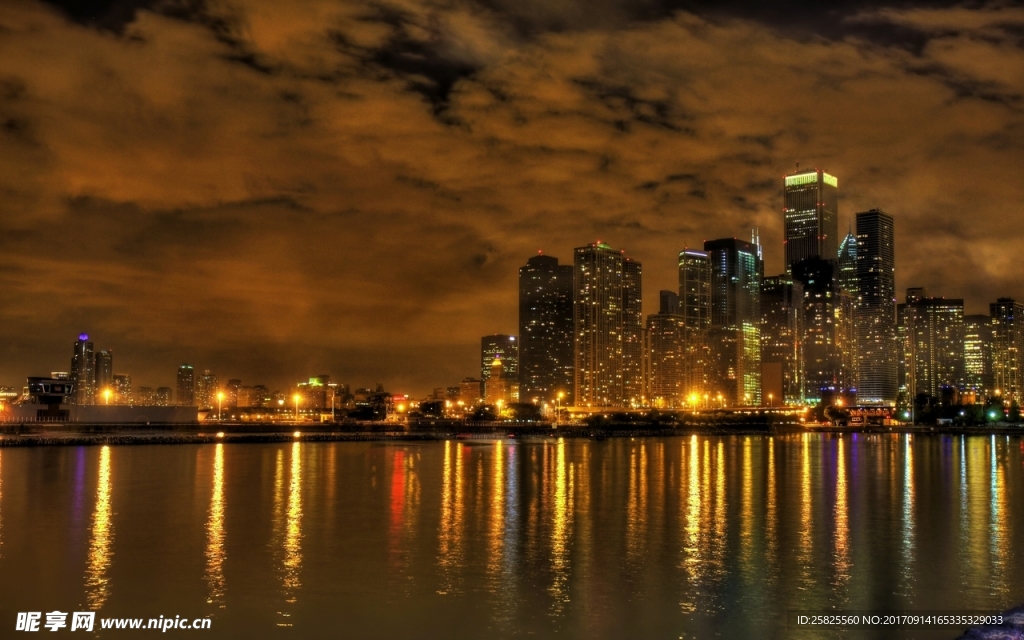 黃昏夜景