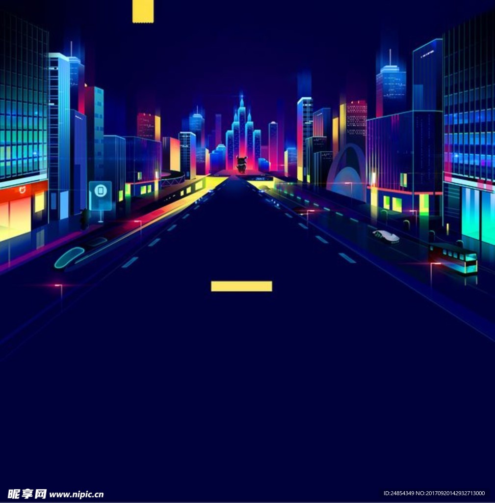魔幻都市背景