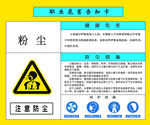 職業危害告知卡 粉塵