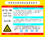 有害作業崗位職業危害告知卡