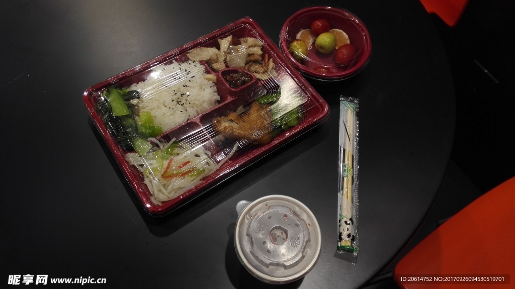 精致的盒飯