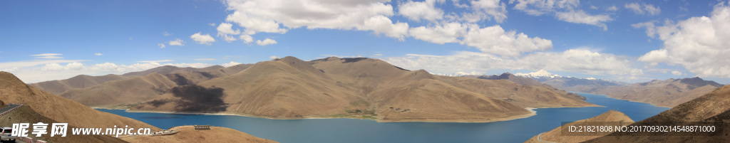 羊湖全景