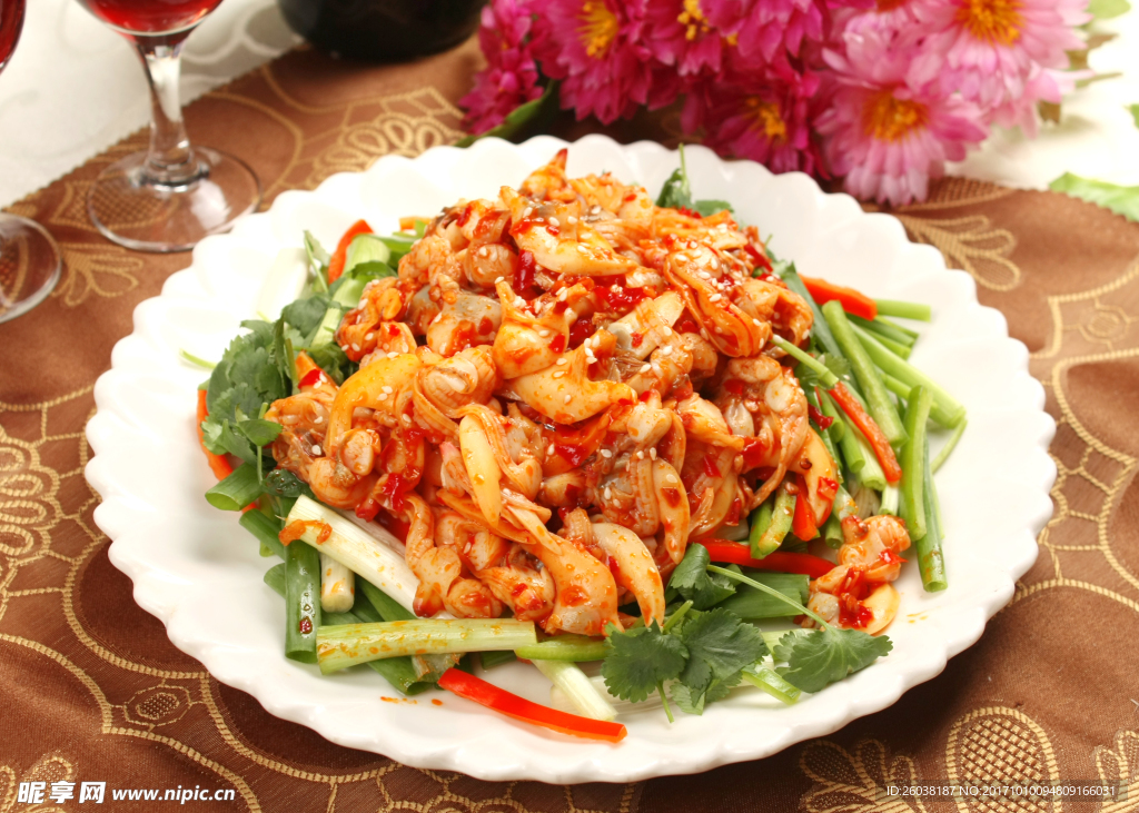 辣拌蜆子肉
