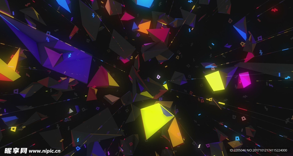 霓虹節奏線條3D立體酒吧