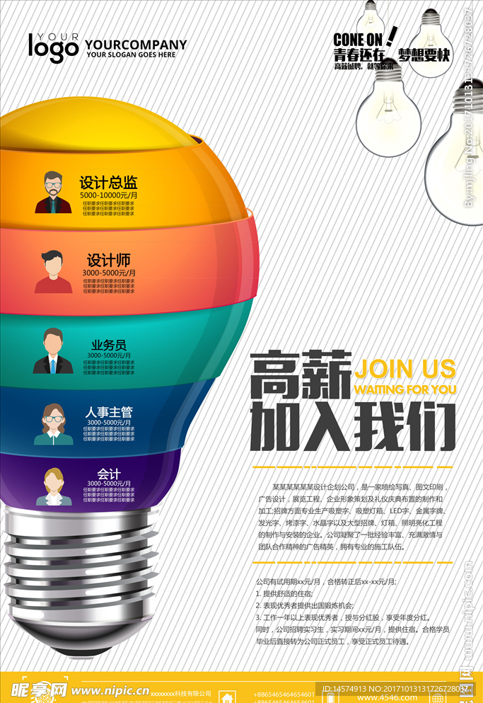 創意招聘海報