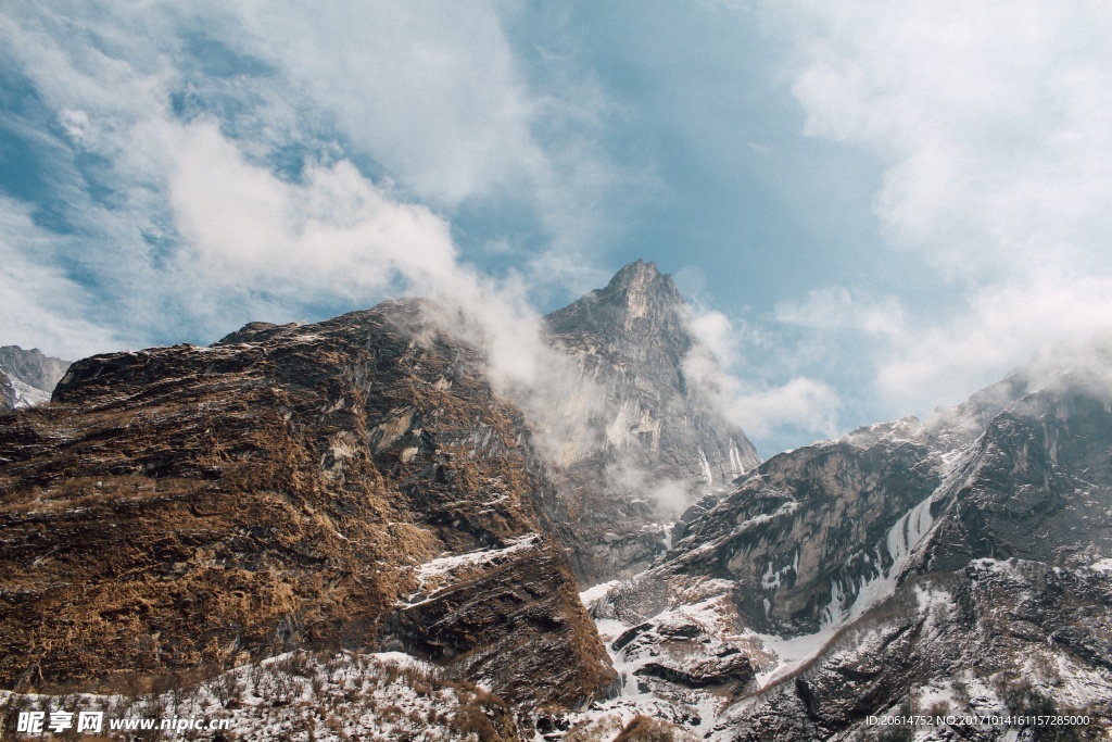 壯麗的高山