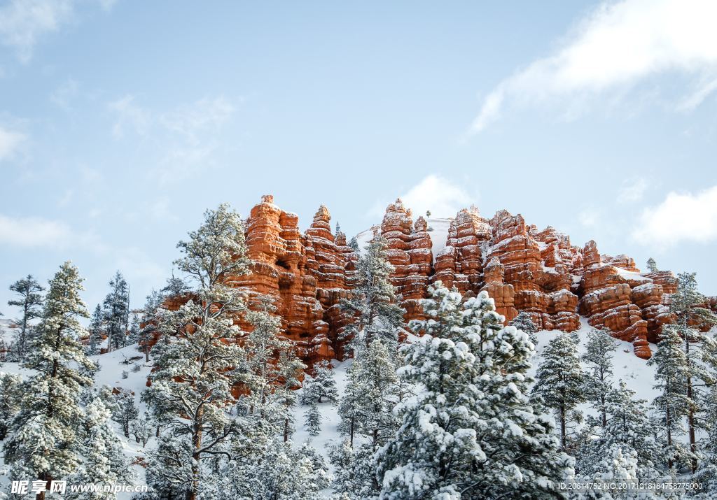 雪山美景