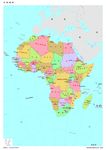 1:3100万非洲地图