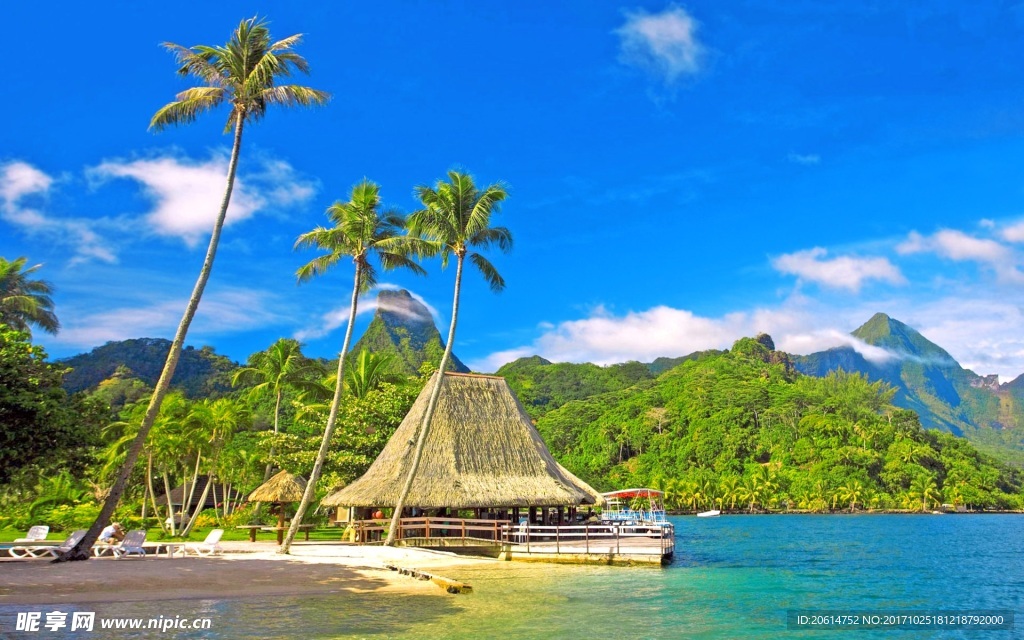 海邊休閑美景