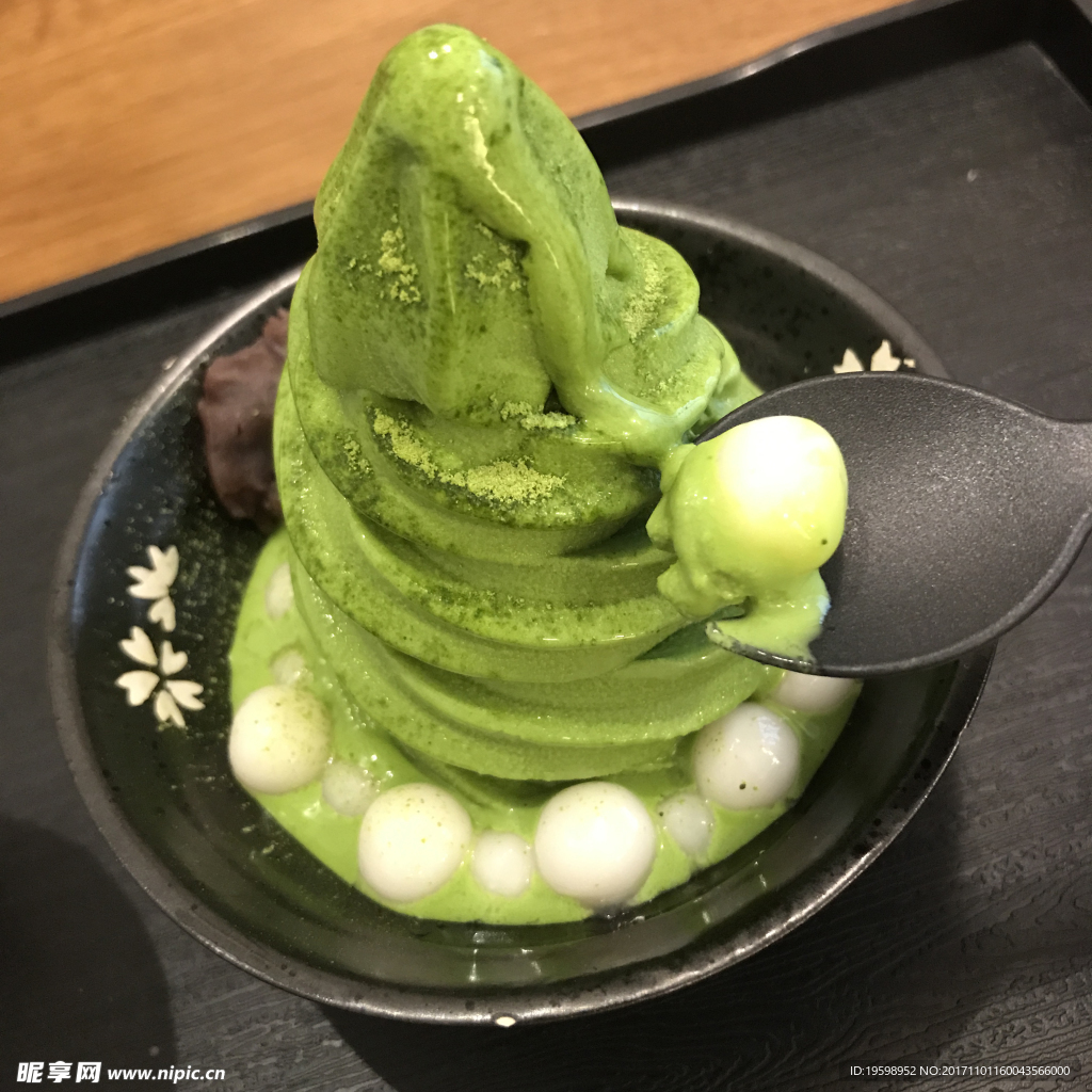 抹茶冰淇淋小丸子