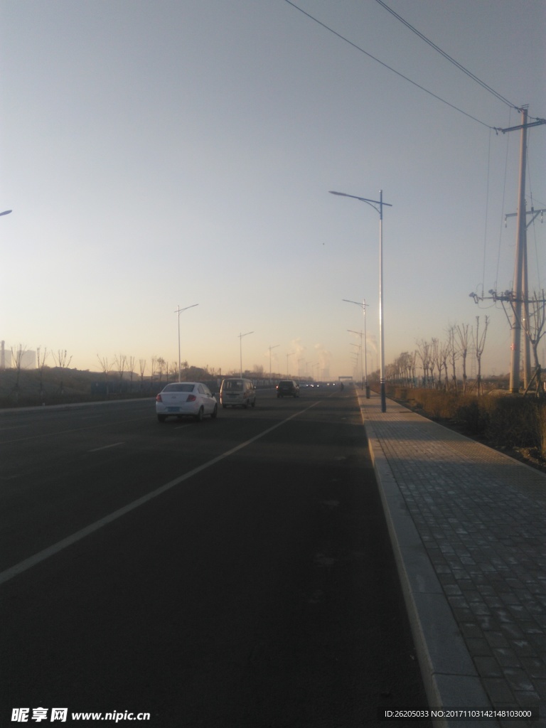 早晨的馬路