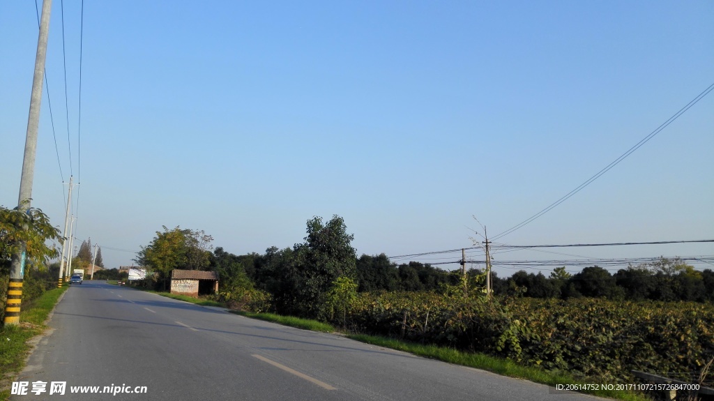空蕩蕩的公路
