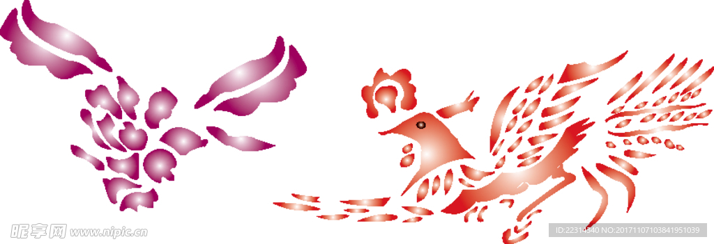 鳳凰和花