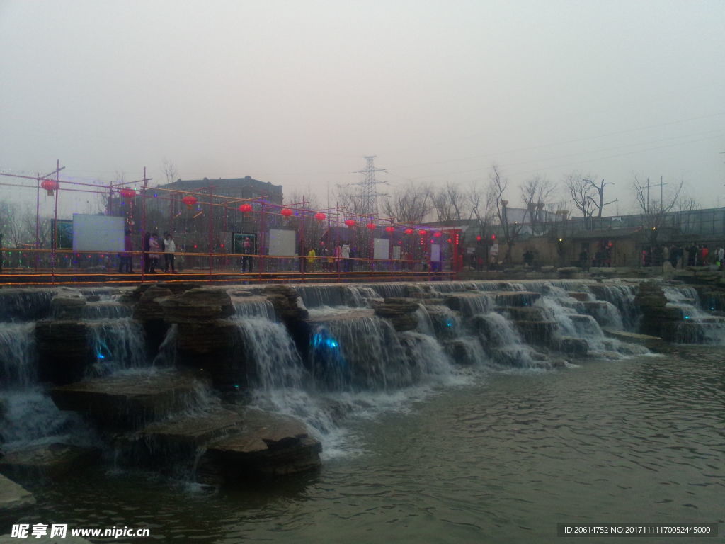 瀑布美景
