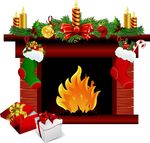 圣诞节壁炉