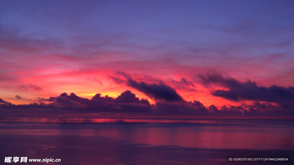 高清夕陽黃昏圖