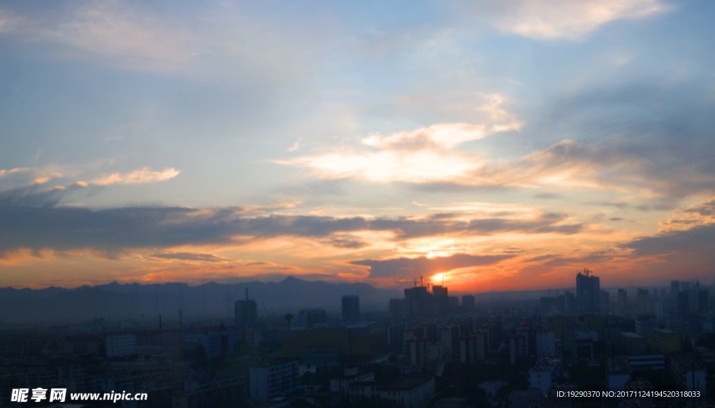 高清夕陽(yáng)黃昏圖