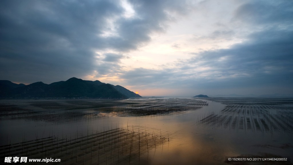 高清夕陽黃昏圖