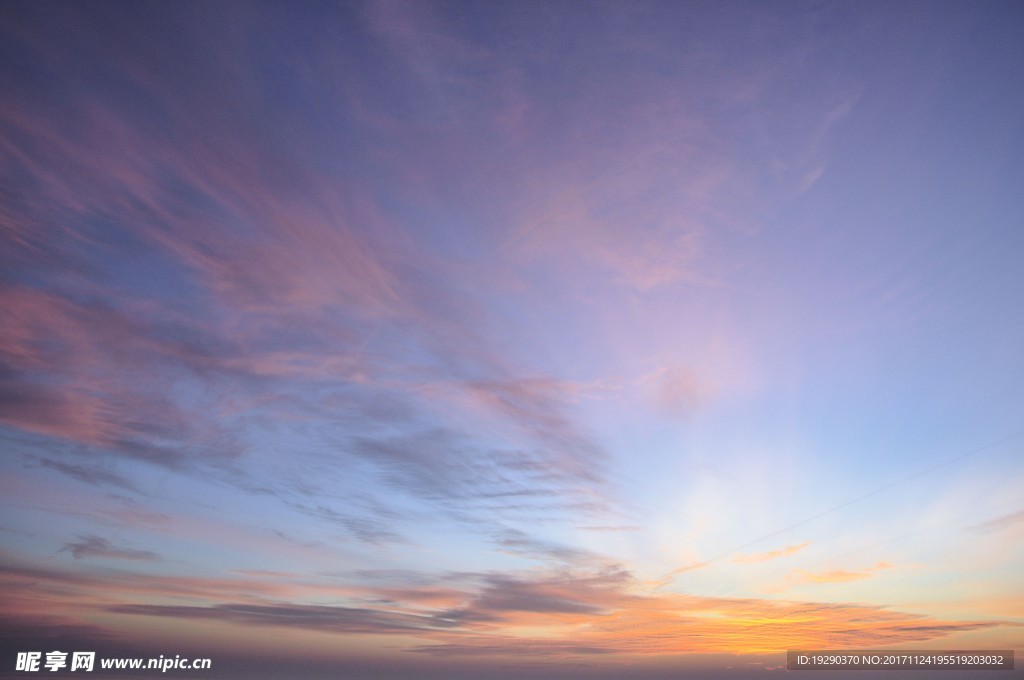 高清夕陽黃昏圖
