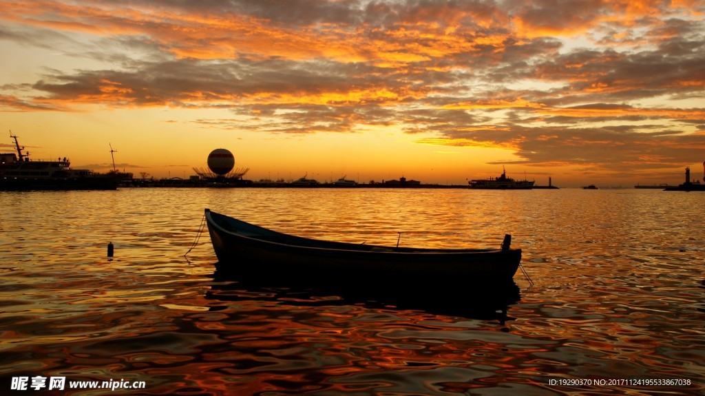 高清夕陽黃昏圖