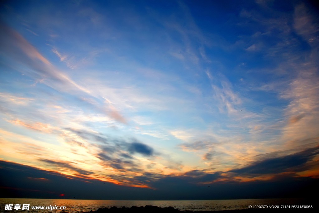 高清夕陽黃昏圖