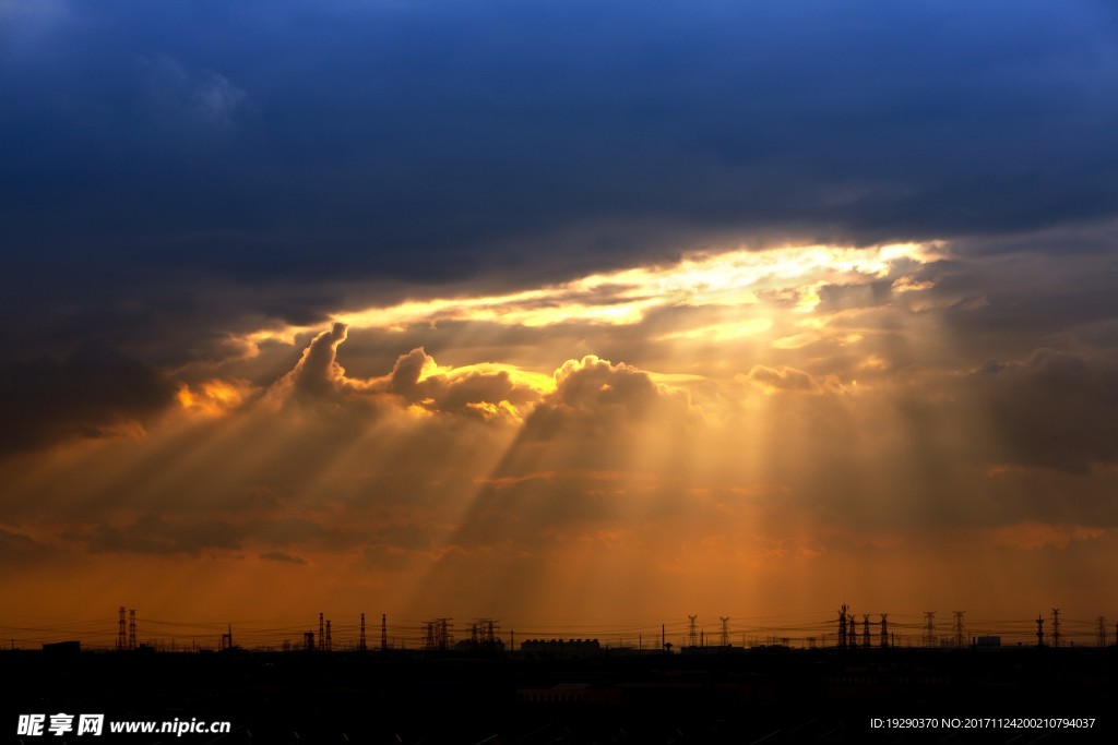 高清夕陽黃昏圖