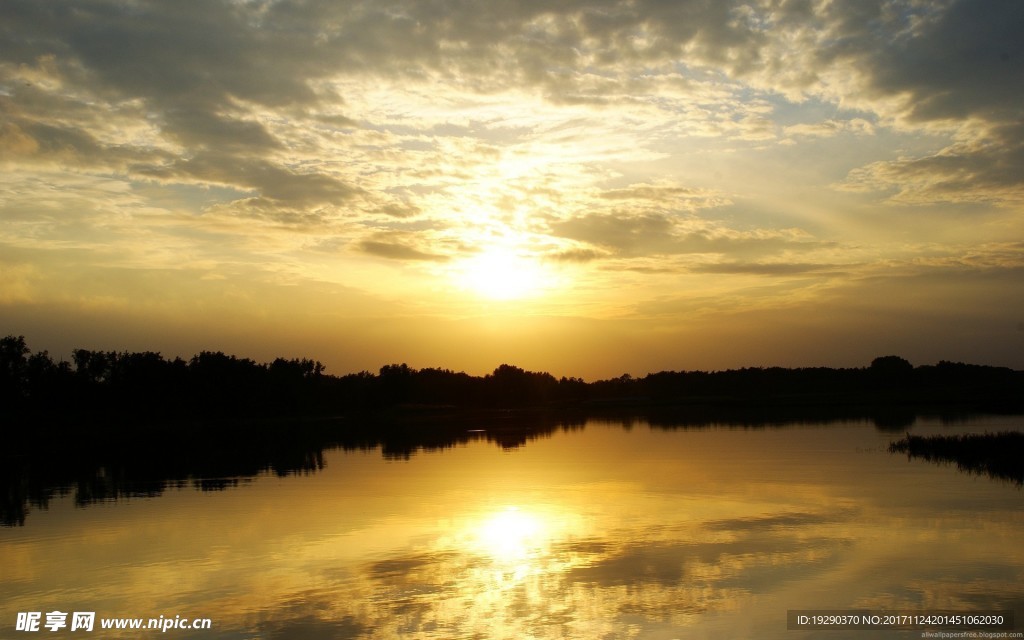 高清夕陽黃昏圖