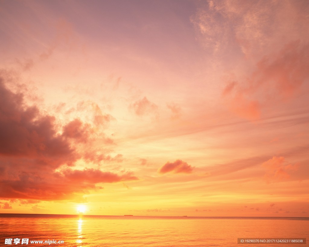 高清夕陽黃昏圖