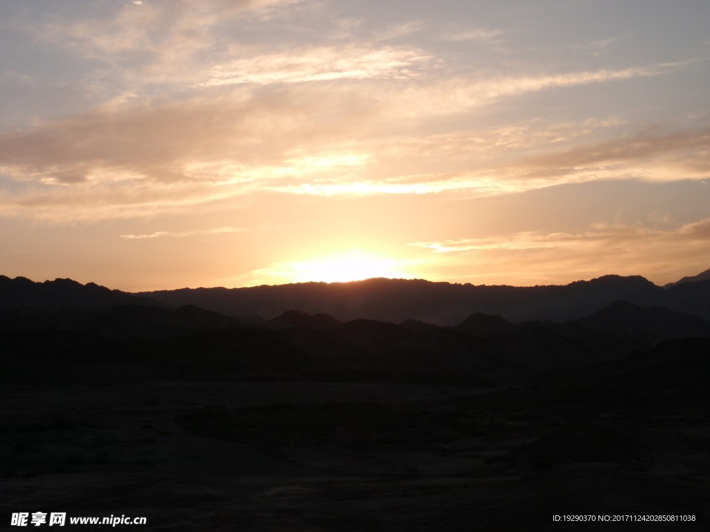 高清夕陽黃昏圖