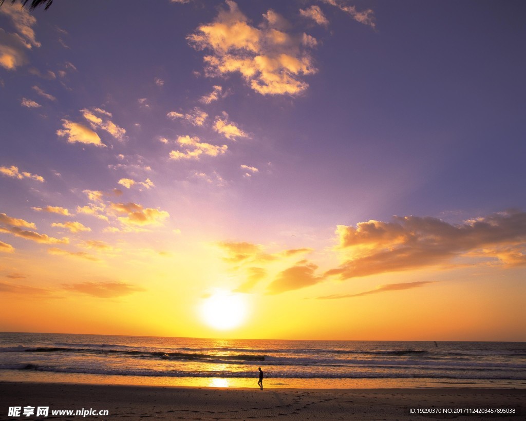 高清夕陽黃昏圖