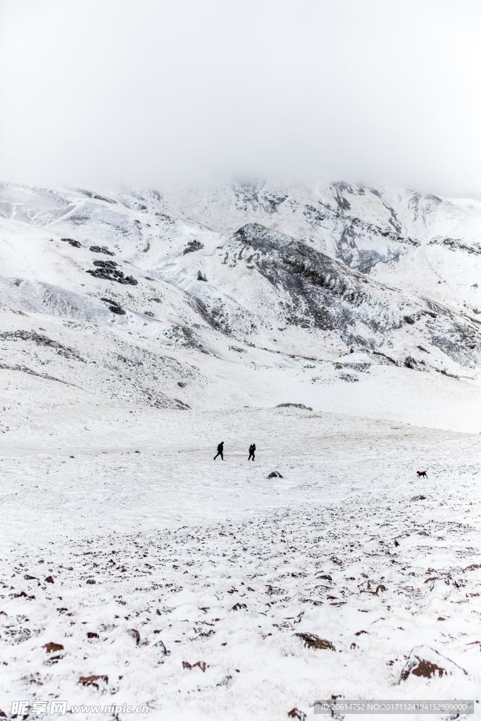 雪山美景