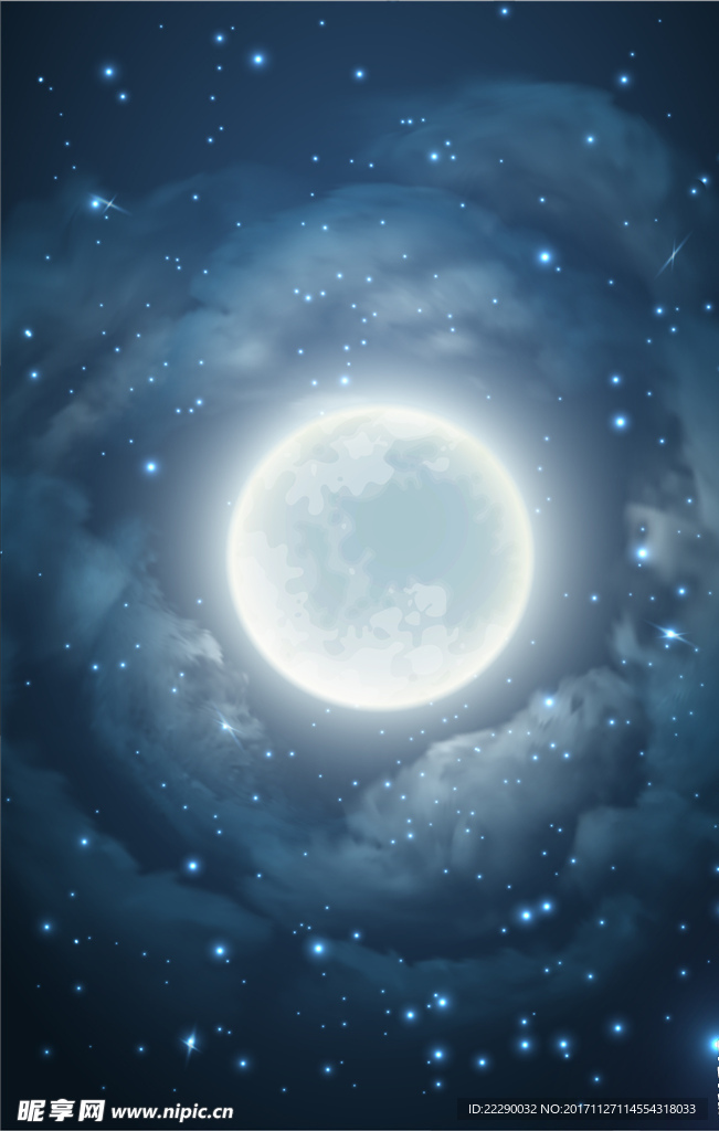 矢量夜空