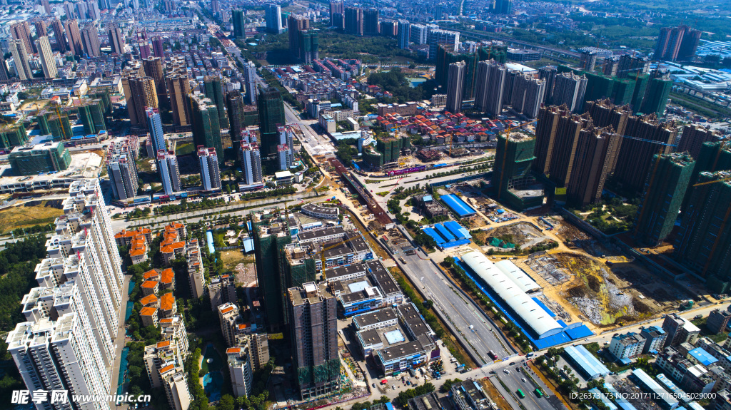 城市航拍圖