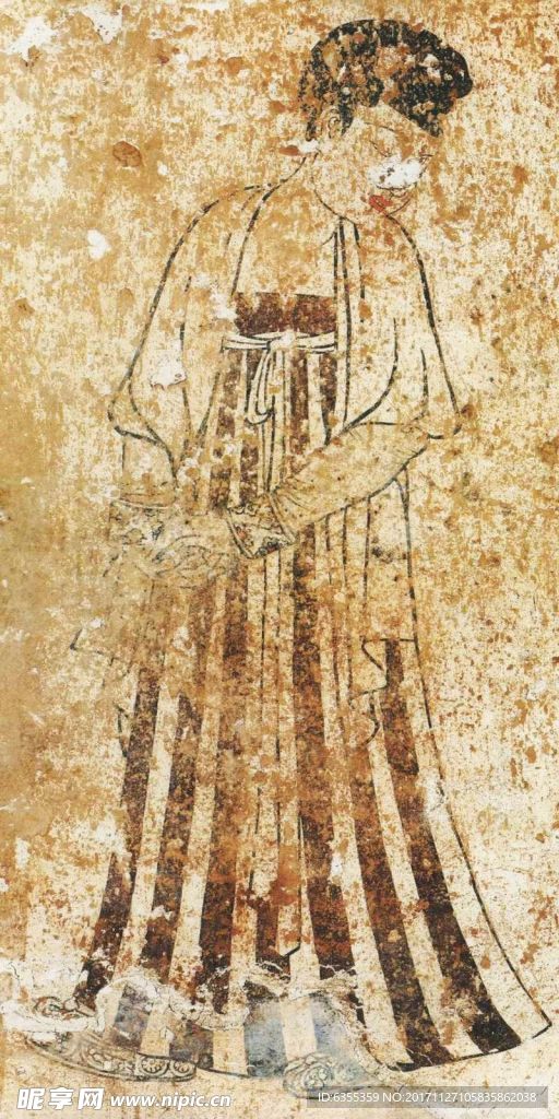 段簡(jiǎn)璧古墓壁畫