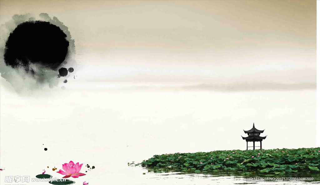 水墨畫 水墨畫素材 水墨畫背景