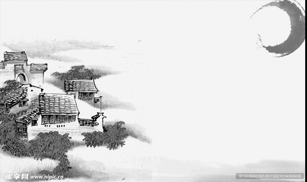 水墨畫 水墨畫素材 水墨畫背景