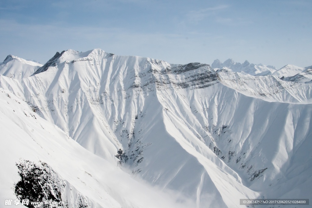 雪山美景