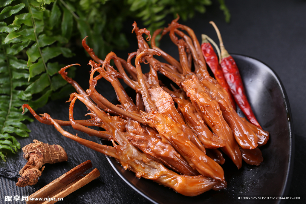 麻辣鴨舌圖片
