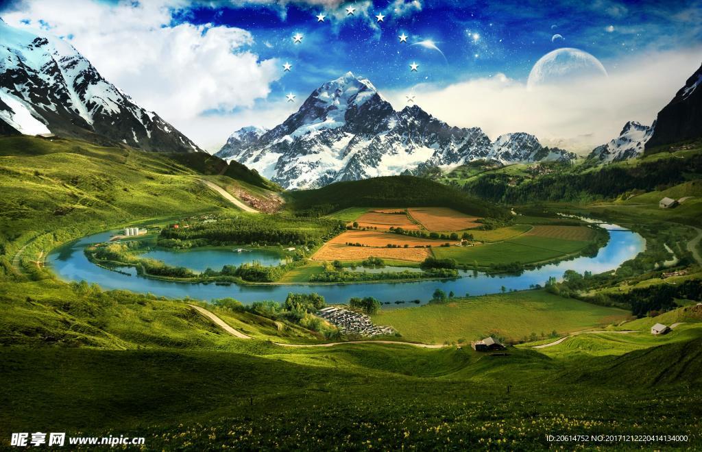 山水美景