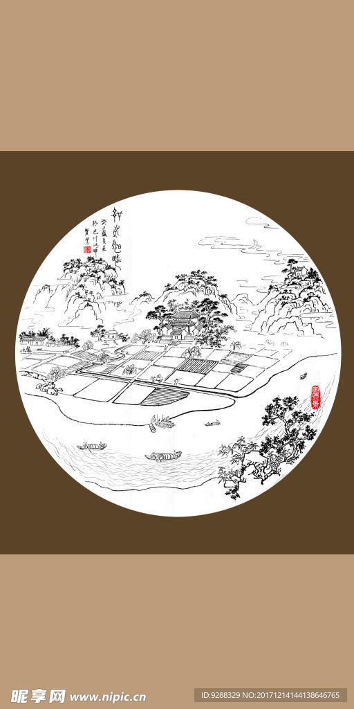 安居八景—圣水晚眺（高清）