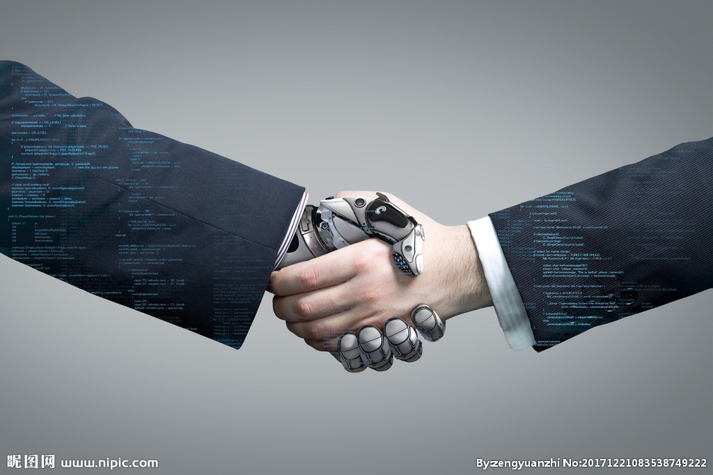 人工智能机械手握手