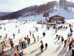 高山冬季滑雪场