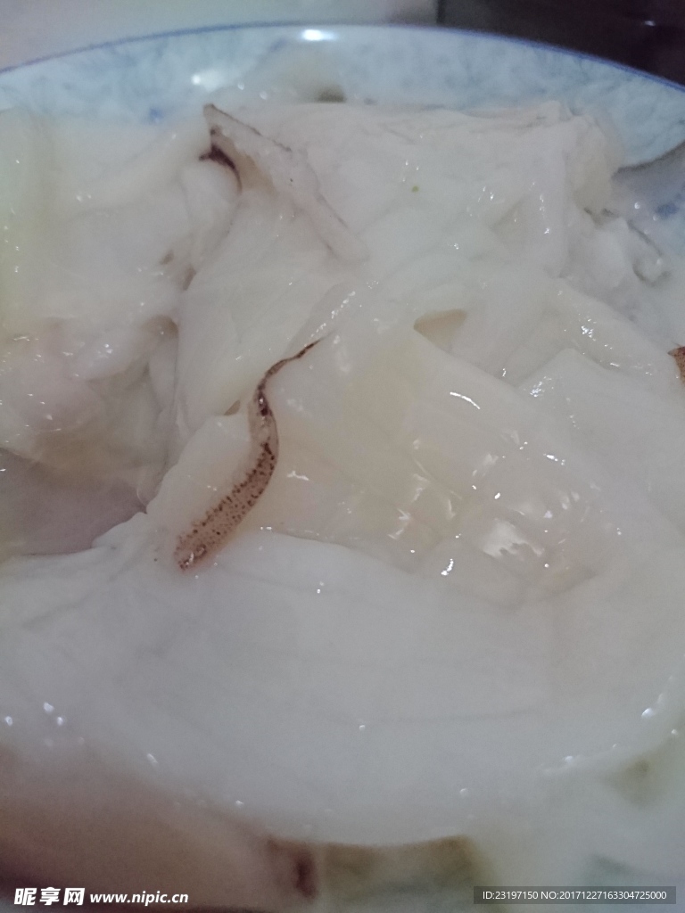 魷魚切片