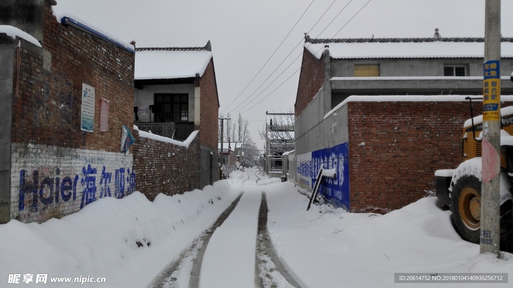 鄉村道路雪景雪景