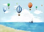 卡通 可爱 海 梦幻 气球