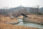 冬天 坡桥 破桥