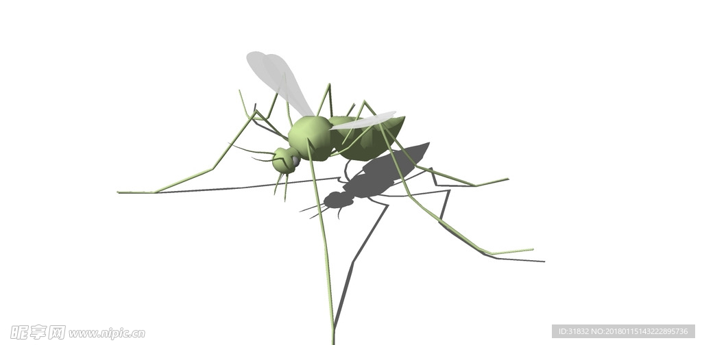 Sketchup蚊子3D原圖