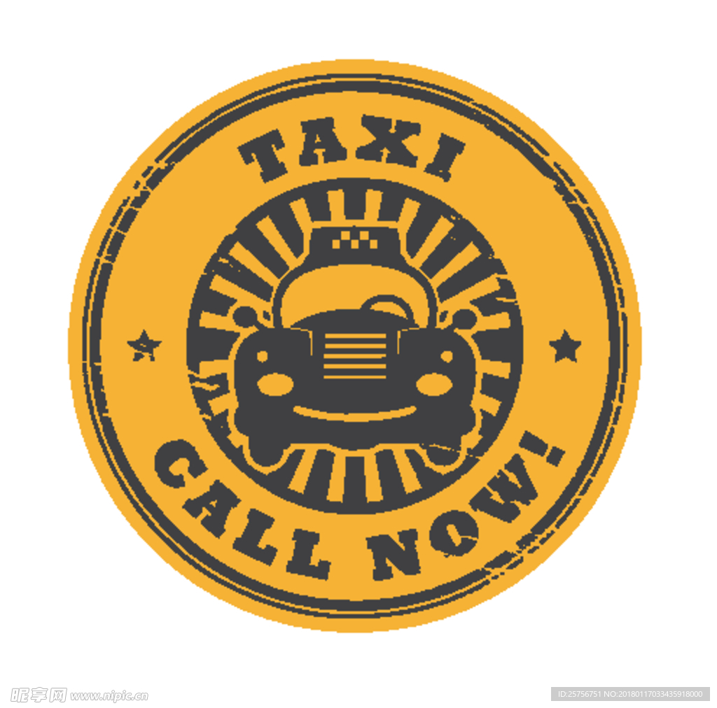 黄色出租车    出租车标签